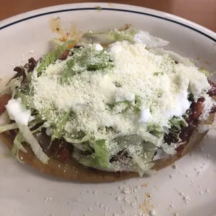 Huarache de al pastor . Just ordered.