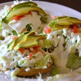 Sopes with asada meat...cant go wrong with these. Sorry big group came to eat and have to post all we ate.