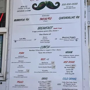 menu, sushi and sashimi