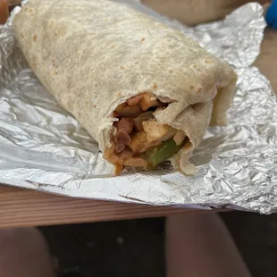 Vegan burrito
