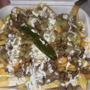 Carne asada fries