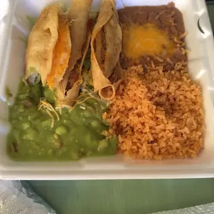 Taco Dorado Plate