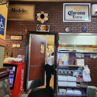 Door to the kitchen.