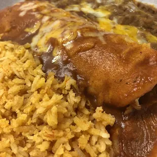 Kids size: Chicken Enchiladas