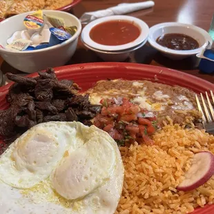 Breakfast carne asada