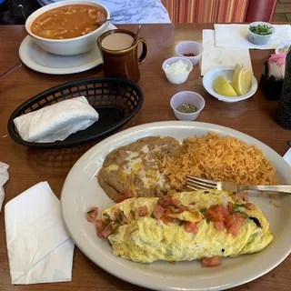 Chorizo Omelette Plate