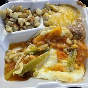 Huevos Rancheros Breakfast Plate