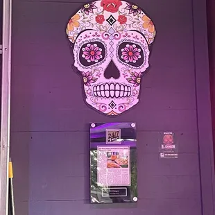 Sugar skull decoration