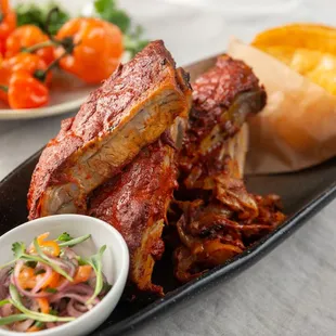 bbq ribs, ribs, food