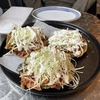 Rabbit Tinga Tostadas