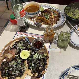 Tacos Arrachera Tatemada