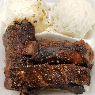 Cognac togarashi spare ribs