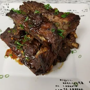 Cognac Togarashi Char Siu Spare Ribs