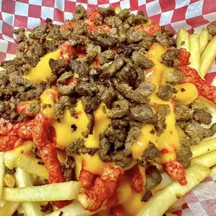 Hot Cheeto fries