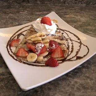 Fruit crepe