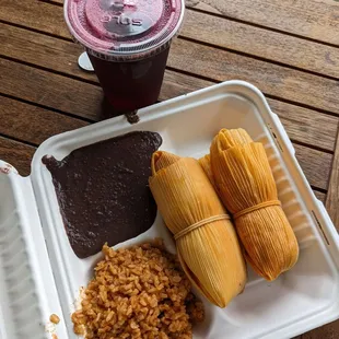 2 tamale plate