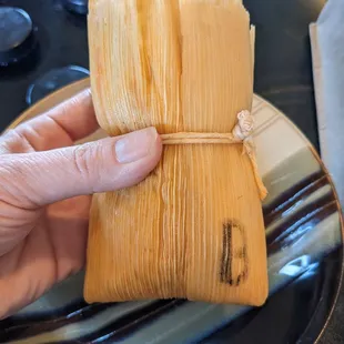 Breakfast tamale