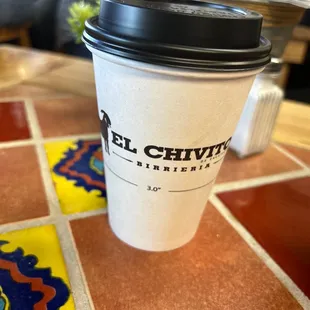 The coffee is perfect.