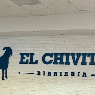 Wall signature of restaurant