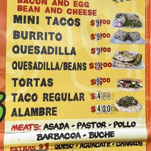 These prices are affordable and reasonable for a food truck