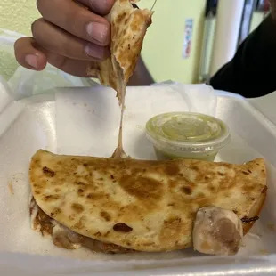 BEAN &amp; CHEESE- toasty cheesy goodness