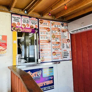 The menu is easy to read and a helpful employee eagerly asnwered questions.