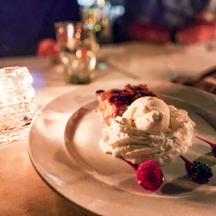 Sticky bun bread pudding