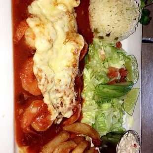Camarones al chipotle