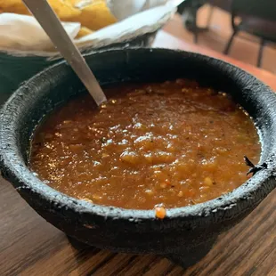 a bowl of chili