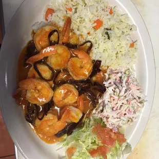 Camarones al ajillo