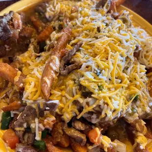 Carne asada fries... extra cheese
