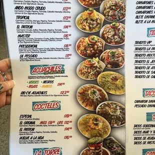 ramen and noodles, menu
