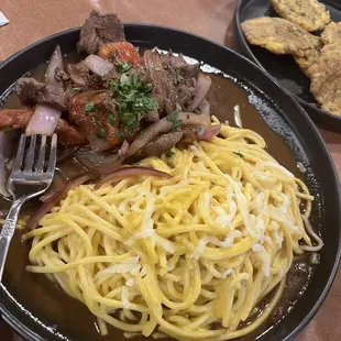 Tallarin a La Huancaina