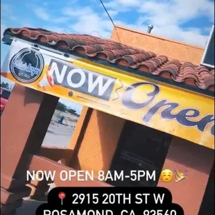 now open 8am - 8pm