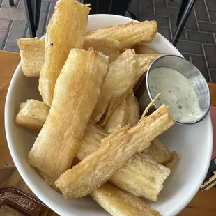 Fried cassava fries