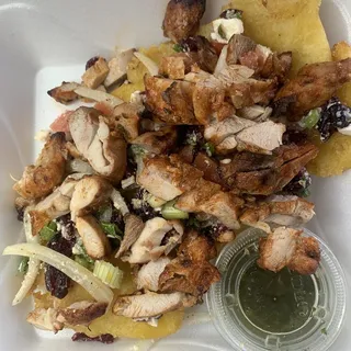 Chicken Bacon Tostones