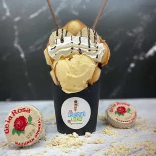 Mazapan Bubble Waffle