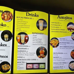 Menu 2024