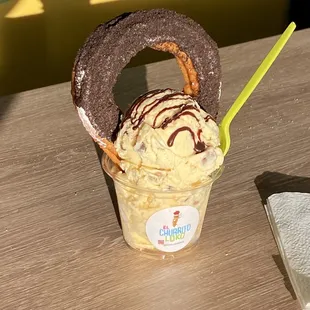 Churro Sundae