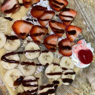 Strawberry and Banana Crepe