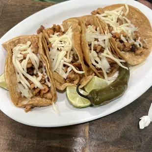 Chicken tacos