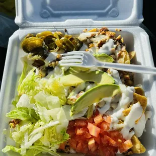 Best chicken nachos in a thousand square mile radius YUMM