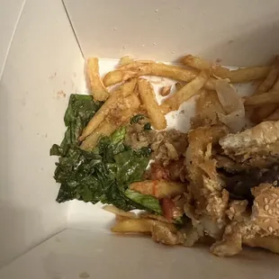 a box of food