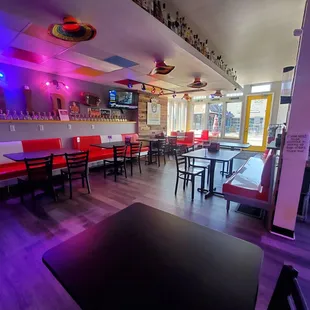 the interior of a restaurant