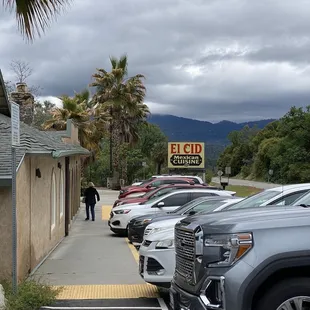 cars parked in a parking lot
