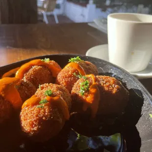 Croqutas de Chorizo. One of their more authentic tapas.