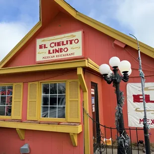 Exterior of restaurant