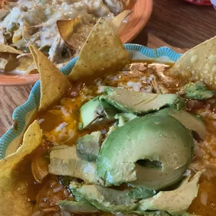 Tortilla soup chicken nachos