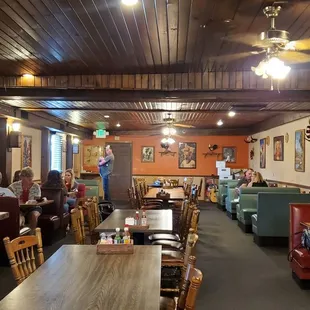 a child in a restaurant