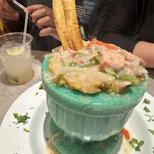 Pulpo Stuffed Mofongo